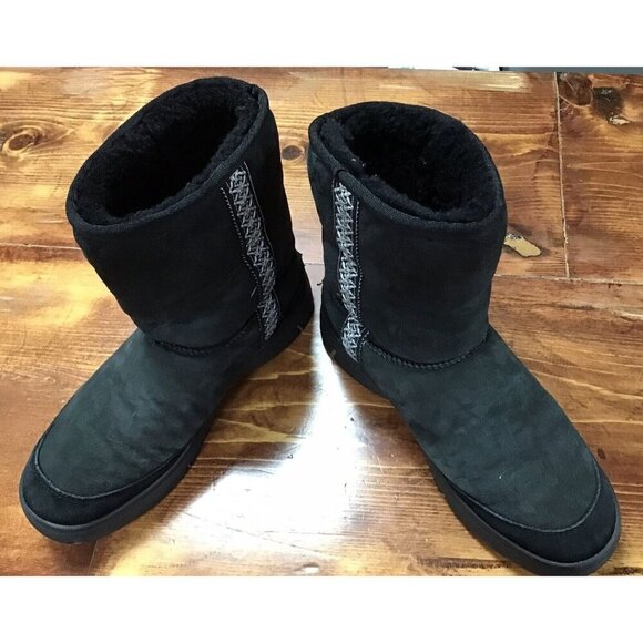 Woman’s Ugg Boots Ultimate Tas 5212 Black Size 8 - Picture 1 of 6